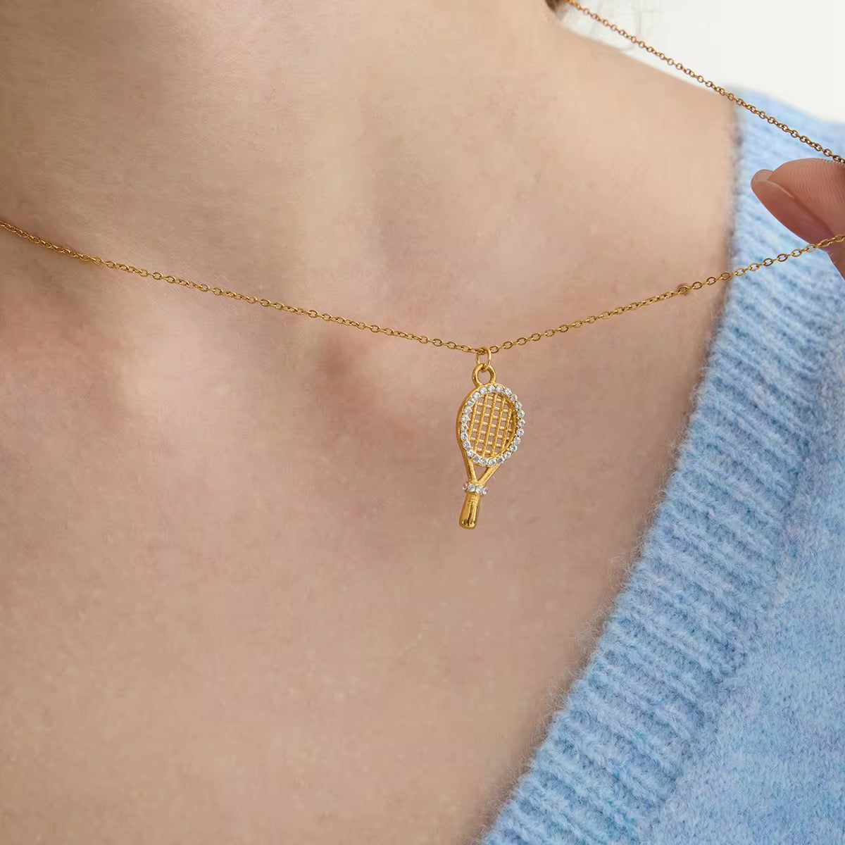 Badminton baddie necklace