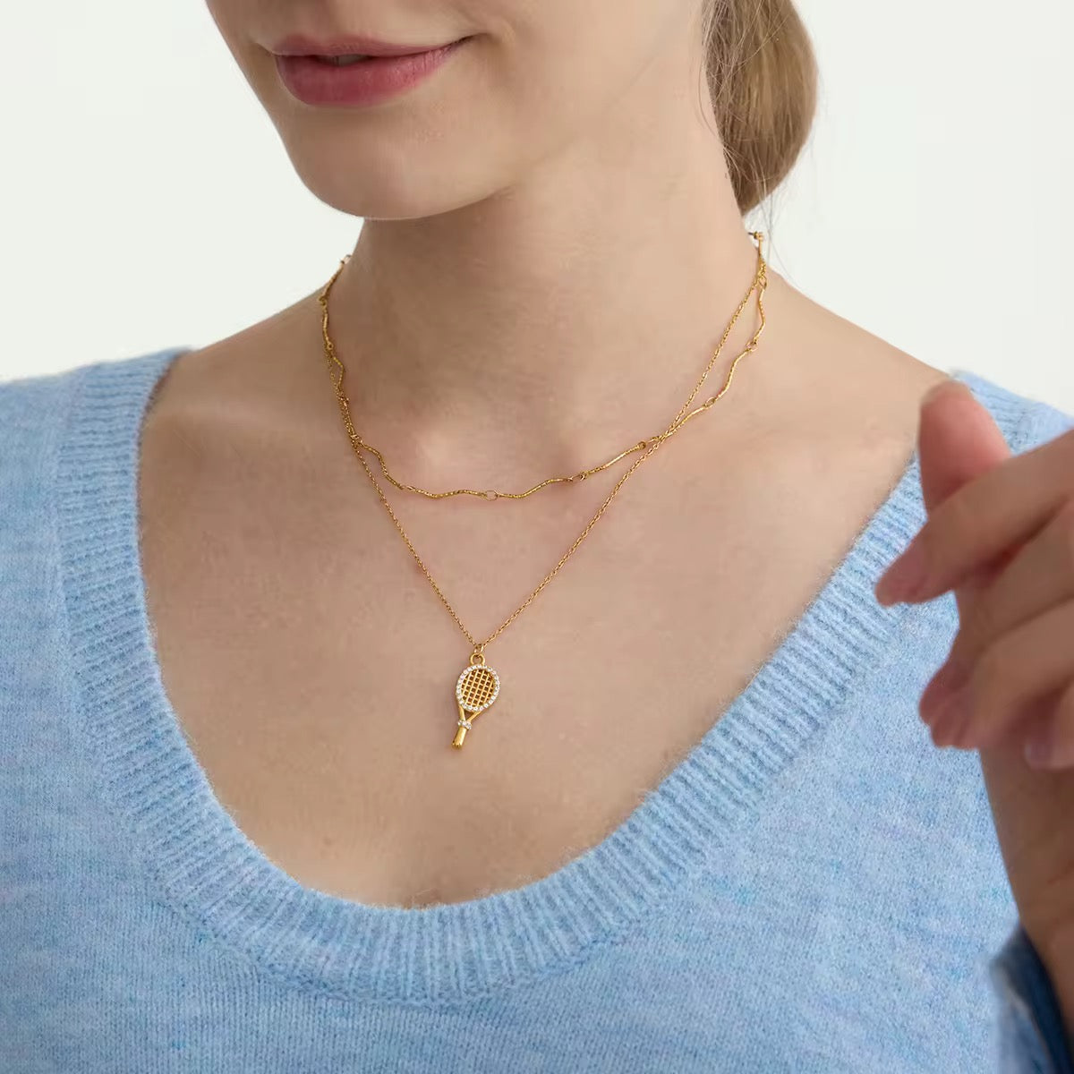Badminton baddie necklace