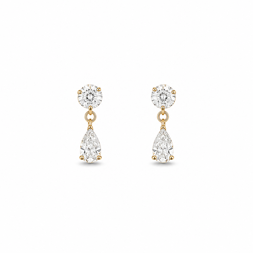 LESLIE FLAT BACK STUDS (PAIR)