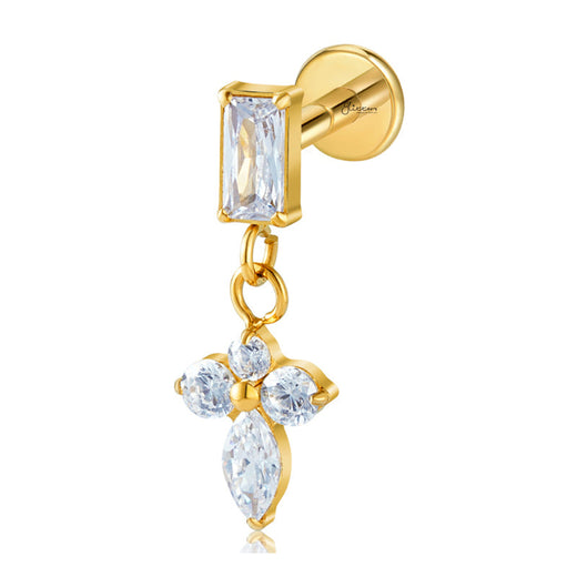 SOLENNE FLAT BACK STUDS (PAIR)