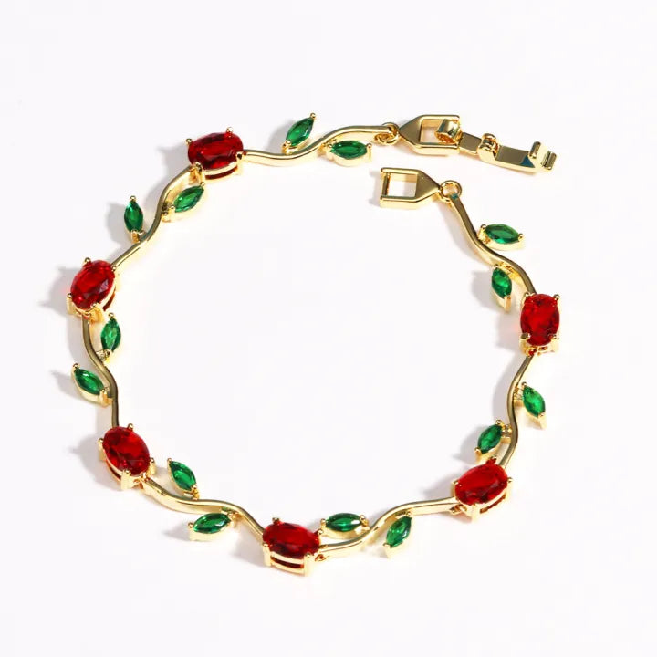 Red Tulip Bracelet (GIFT BOX INCLUDED)